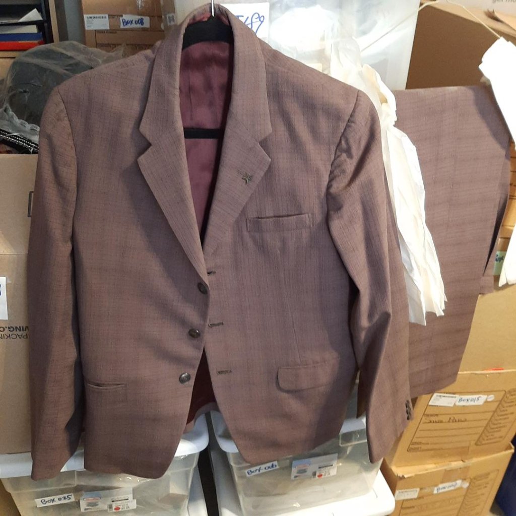 Syed Ismail Men Suit Brown Liner Blazer Size 2 Preloved